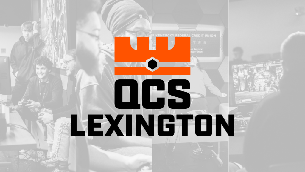 QCS Lexington logo with photo collage